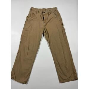Carhartt B151 DKH Carpenter Pants 31x30 Brown Work Utility